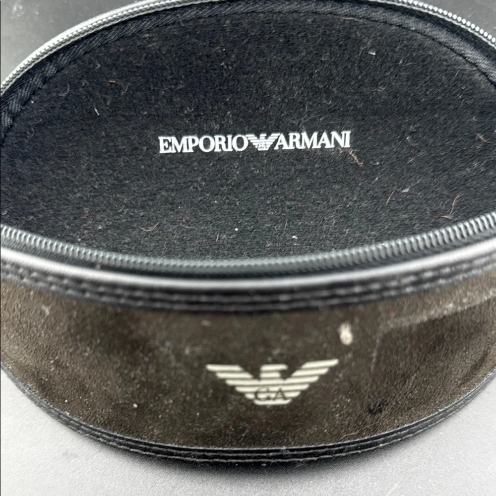 Emporio Armani Brown Cat-Eye Glasses